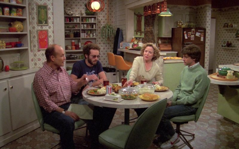Nike White Shoes Red Logo Worn by Topher Grace as Eric in That '70s Show S05E06 “Over the Hills and Far Away” (2002) (Image 1)