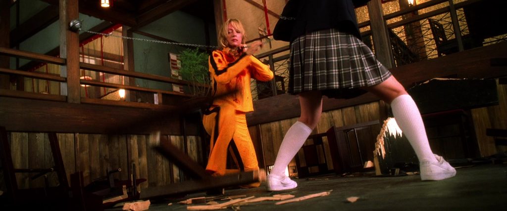 Nike White Shoes Worn by Chiaki Kuriyama as Gogo in Kill Bill - Vol. 1 (2003) (Image 4)