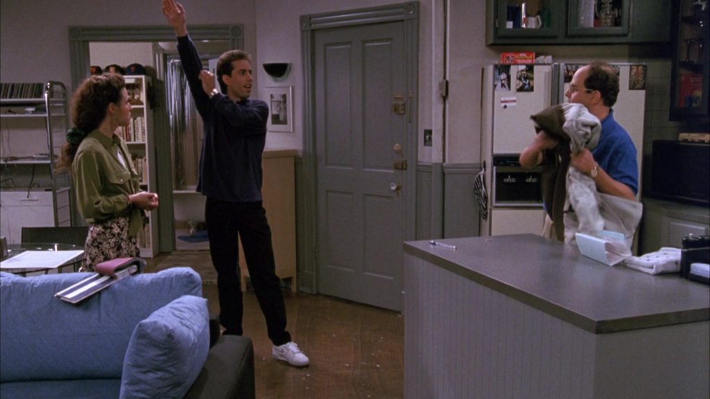 Nike White Shoes Worn by Jerry Seinfeld in Seinfeld Season 1 Episode 3 “The Robbery” (1990) (Image 2)