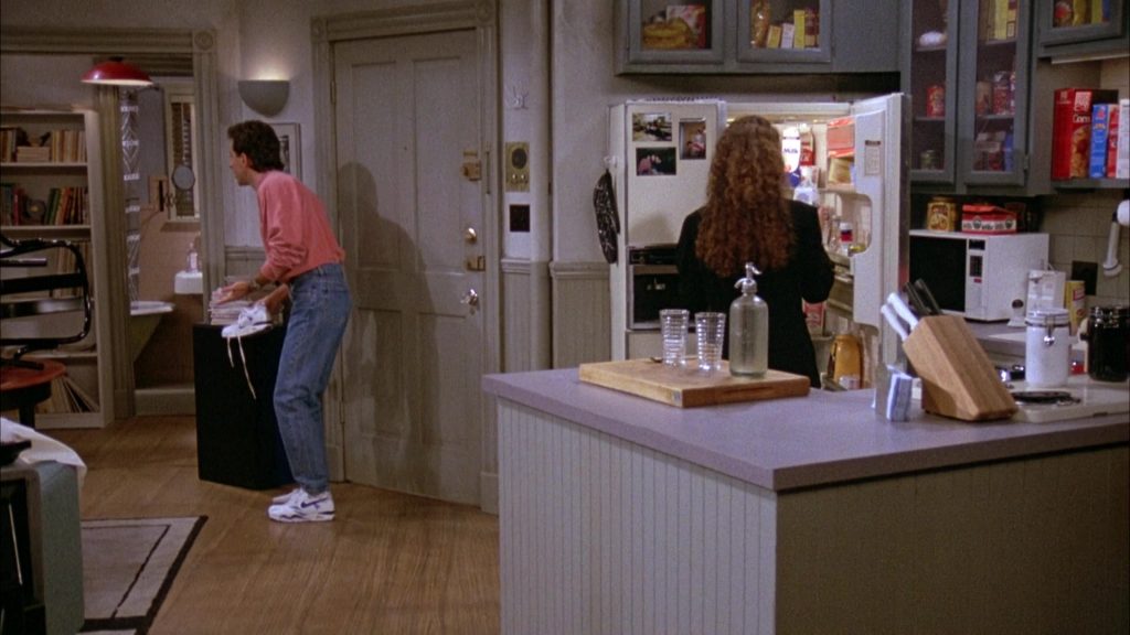 Nike White Shoes Worn by Jerry Seinfeld in Seinfeld Season 3 Episode 4 “The Dog” (1991) (Image 1)