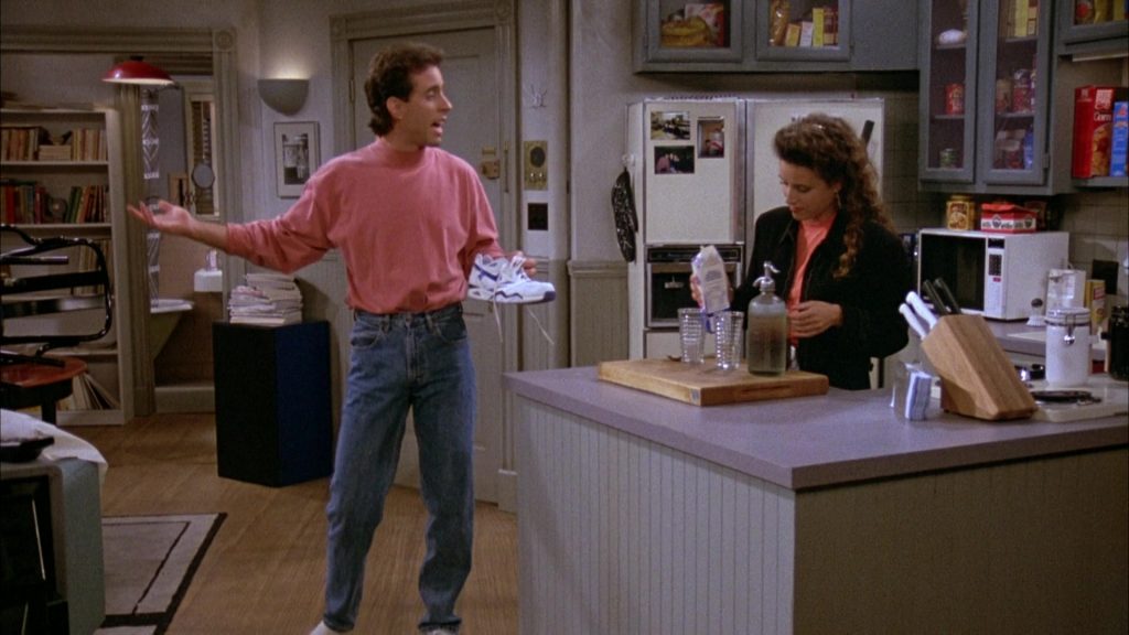 Nike White Shoes Worn by Jerry Seinfeld in Seinfeld Season 3 Episode 4 “The Dog” (1991) (Image 2)