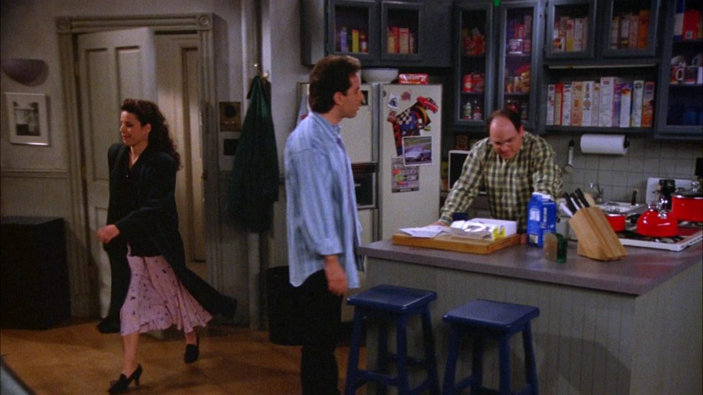 Nike White Shoes Worn by Jerry Seinfeld in Seinfeld Season 5 Episode 15 “The Pie” (1994) (Image 1)