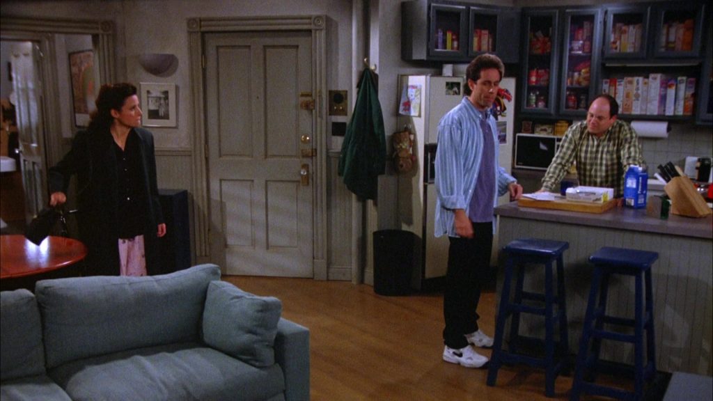 Nike White Shoes Worn by Jerry Seinfeld in Seinfeld Season 5 Episode 15 “The Pie” (1994) (Image 2)