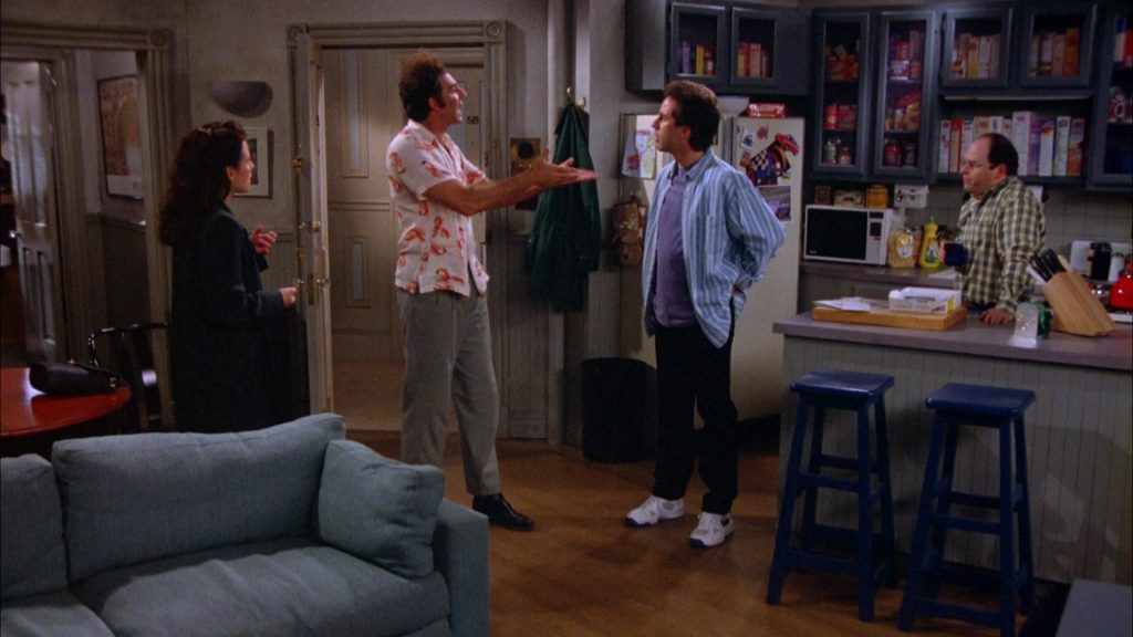 Nike White Shoes Worn by Jerry Seinfeld in Seinfeld Season 5 Episode 15 “The Pie” (1994) (Image 4)