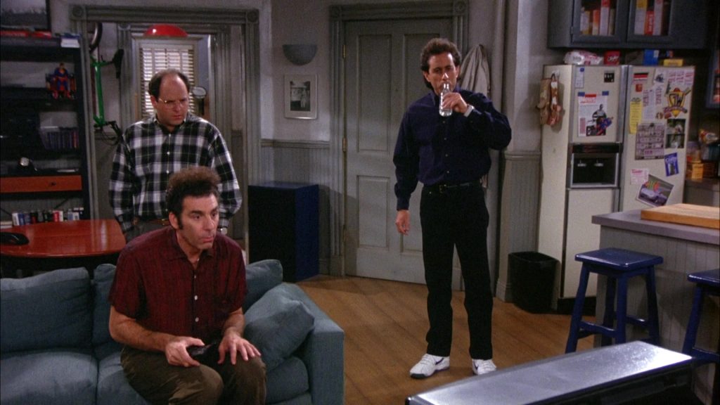 Nike White Shoes Worn by Jerry Seinfeld in Seinfeld Season 6 Episode 6 “The Gymnast” (1994) (Image 1)