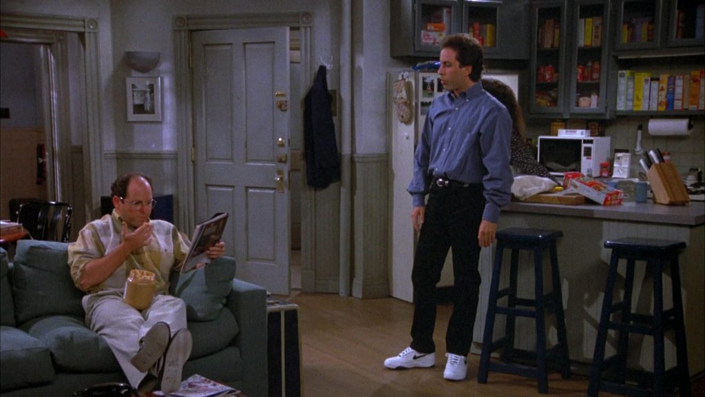 Nike White Shoes Worn by Jerry in Seinfeld Season 4 Episode 5 “The Wallet” (1992) (Image 8)