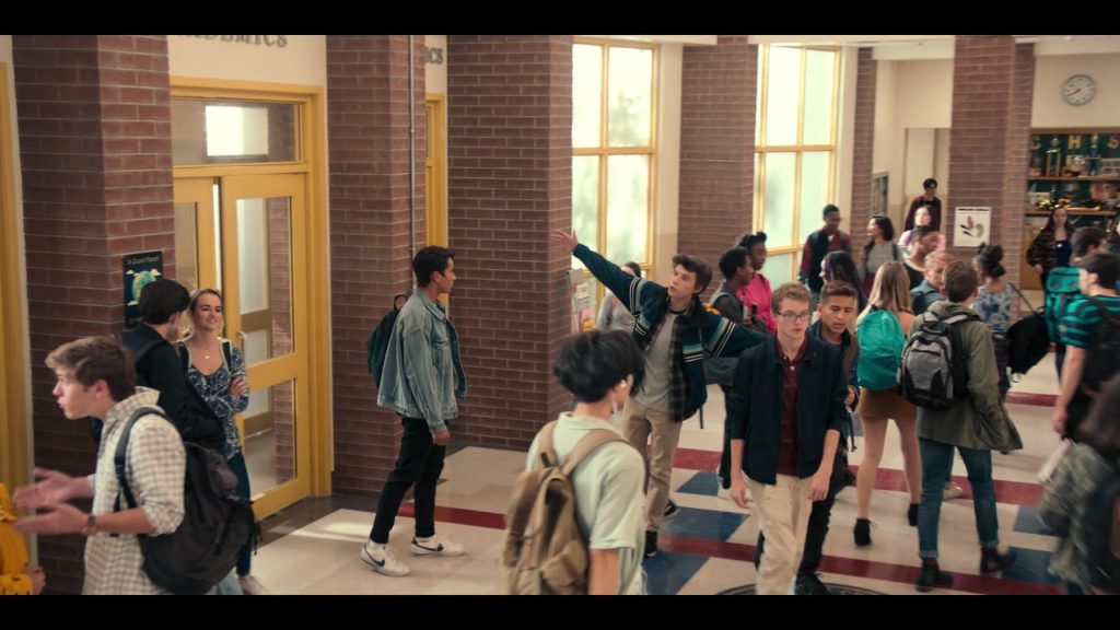 Nike White Shoes Worn by Michael Cimino in Love, Victor S01E01 “Welcome to Creekwood” (2020) (Image 1)
