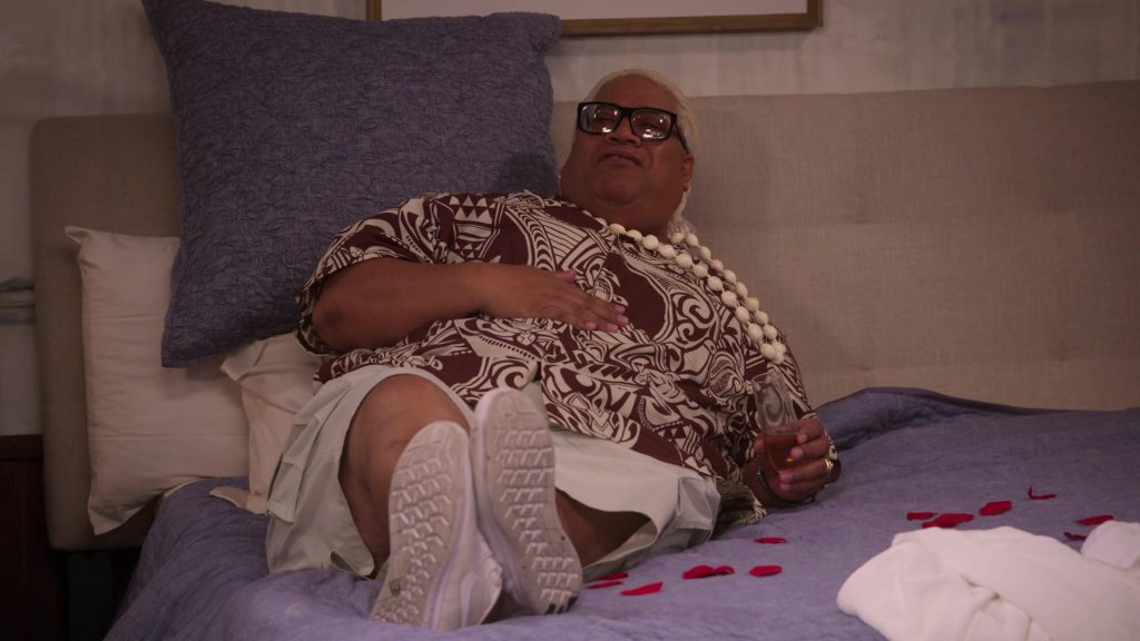 Nike White Shoes Worn by Solofa Fatu Jr. in The Big Show Show S01E06 “The Big Party” (2020) (Image 1)