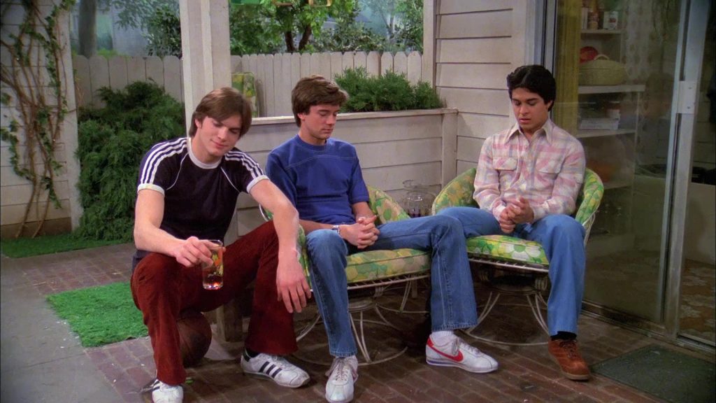 Nike White Shoes Worn by Topher Grace as Eric in That '70s Show S05E19 “Bring It On Home” (2003) (Image 1)