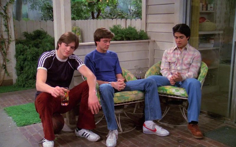 Nike White Shoes Worn by Topher Grace as Eric in That '70s Show S05E19 “Bring It On Home” (2003) (Image 1)