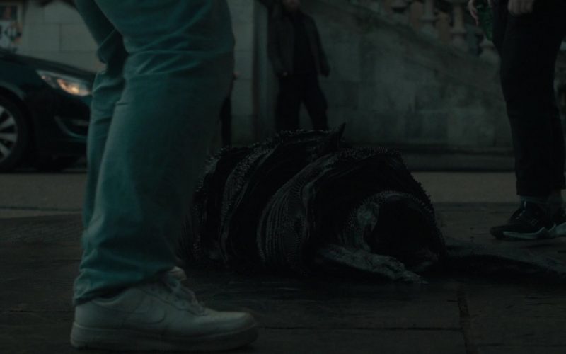 Nike White Shoes in Invasion S01E10 “First Day” (2021) (Image 1)