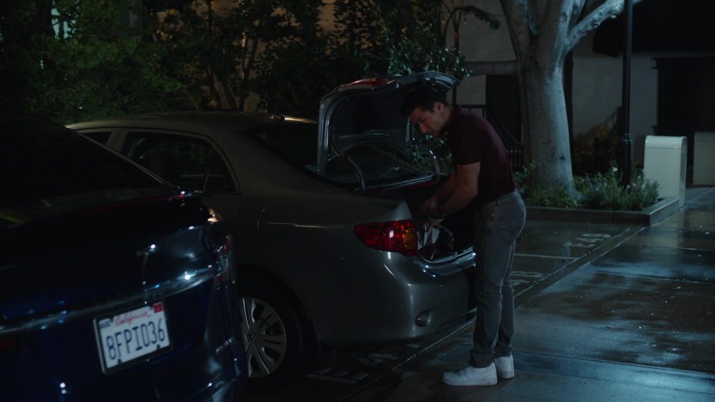 Nike White Shoes of Mario Lopez as A.C. Slater in Saved by the Bell S02E10 “Let the Games Begin” (2021) (Image 1)
