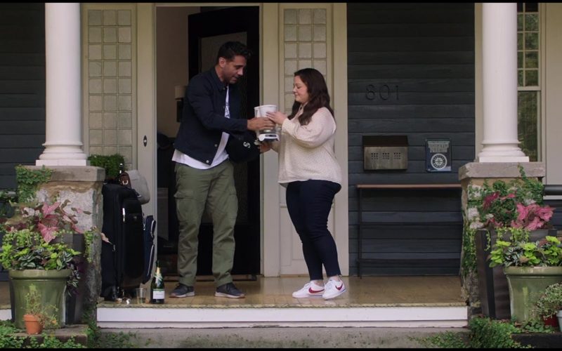 Nike White Shoes of Melissa McCarthy as Carol Peters in Superintelligence (2020) (Image 1)