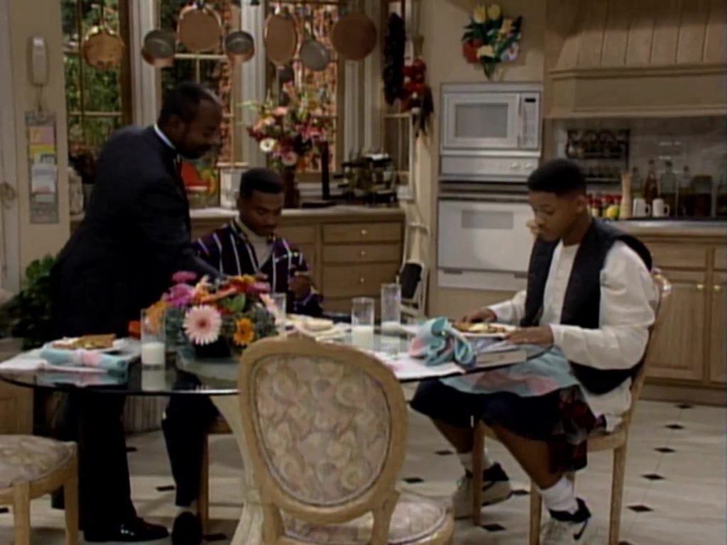 Nike White Shoes of Will Smith in The Fresh Prince of Bel-Air S04E04 “Father of the Year” (1993) (Image 1)