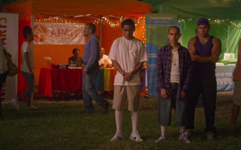 Nike White Sneakers For Men in On My Block S03E03 (2020) (Image 1)
