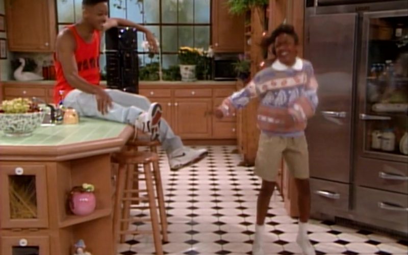 Nike White Sneakers Worn by Will Smith in The Fresh Prince of Bel-Air S01E04 “Not with My Pig, You Don't” (1990) (Image 1)