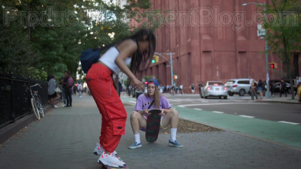 Nike White Sneakers for Women in Betty S01E02 “Zen and the Art of Skateboarding” (2020) (Image 1)