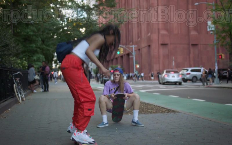 Nike White Sneakers for Women in Betty S01E02 “Zen and the Art of Skateboarding” (2020) (Image 1)