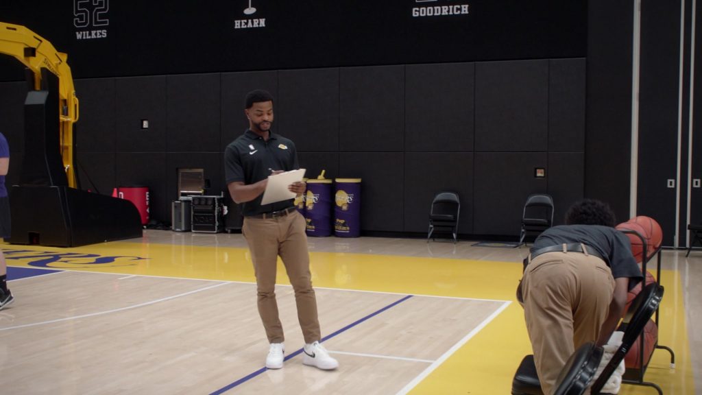 Nike White Sneakers in Black-ish S08E04 “Hoop Dreams” (2022) (Image 1)