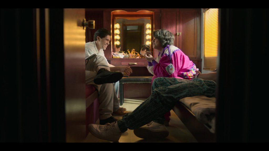 Nike White Sneakers in Selena - The Series S01E08 “Gold Rush” (2020) (Image 1)