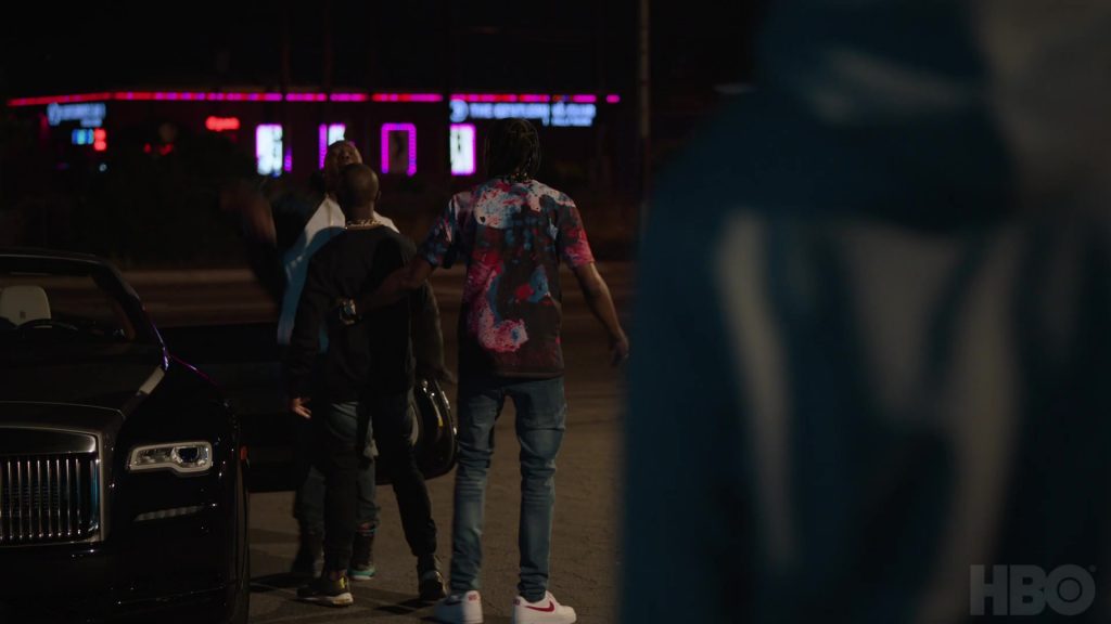 Nike White Sneakers with Red Logo in Ballers – Season 5 (2019) (Image 1)