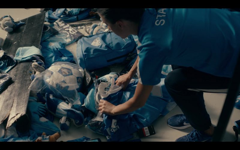 Nike Women's Blue Trainers in Warrior Nun S01E02 “Proverbs 31 -25” (2020) (Image 1)