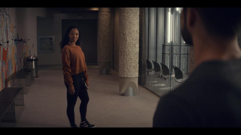 Nike Women's HiTop Sneakers Worn by Kylie Jefferson as Neveah in Tiny Pretty Things S01E04 “Dance Dance Revolution” (2020) (Image 1)