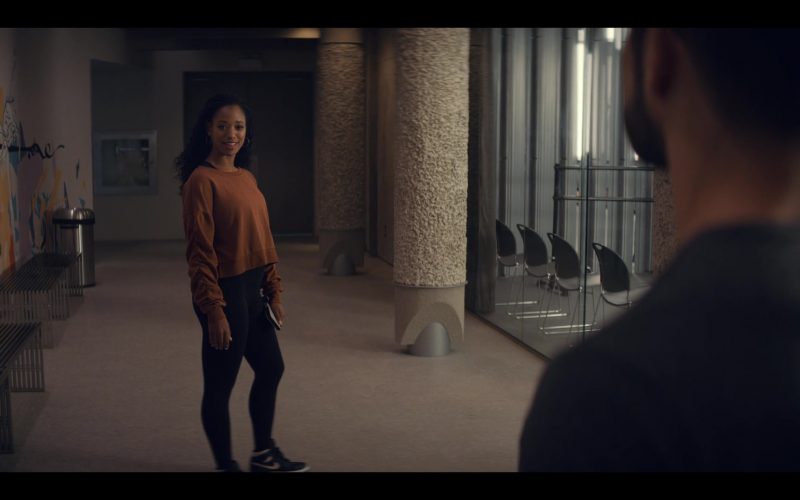 Nike Women's HiTop Sneakers Worn by Kylie Jefferson as Neveah in Tiny Pretty Things S01E04 “Dance Dance Revolution” (2020) (Image 1)