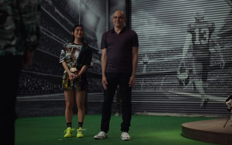 Nike Women's Neon Green Sneakers in Ballers – Season 5, Episode 2, Must Be the Shoes (2019) (Image 1)