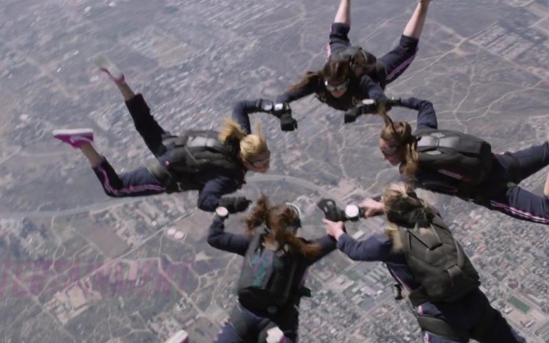 Nike Women's Pink Shoes in Charlie's Angels (2019) (Image 1)