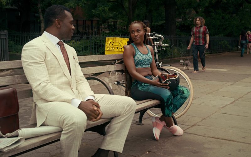 Nike Women's Pink Sneakers by DeWanda Wise in She's Gotta Have It – Season 2, Episode 1, #I'mFeelingMyFeelings (2019) (Image 1)