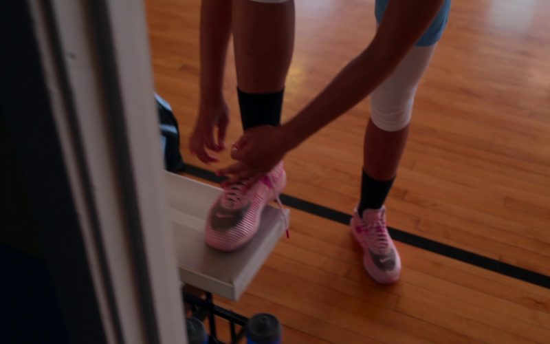 Nike Women's Pink Sneakers in Swagger S01E05 “24-Hour Person” (2021) (Image 1)