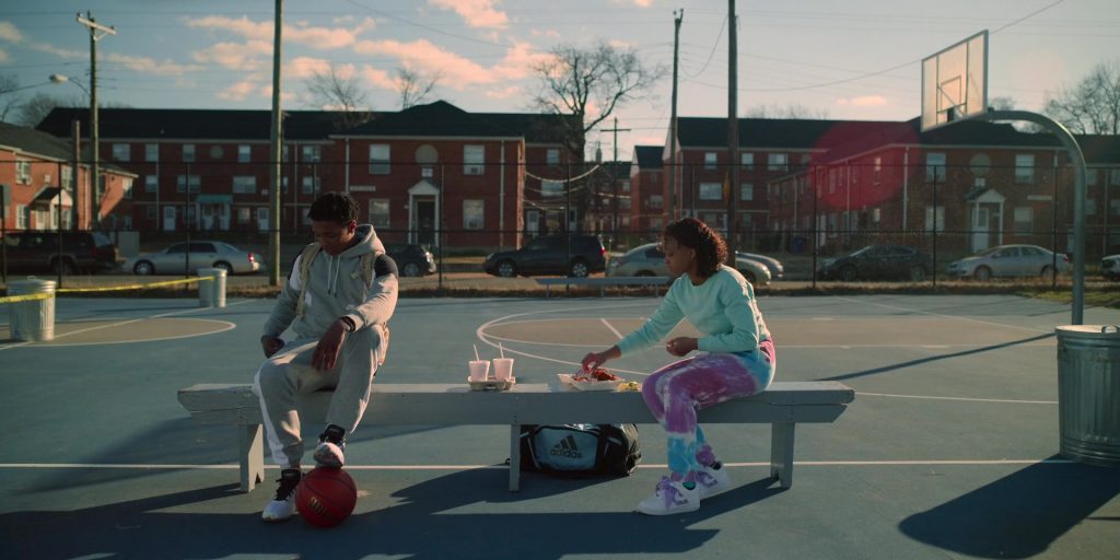 Nike Women's Sneakers, Wilson Basketball, Adidas Bag in Swagger S01E08 “Still I Rise” (2021) (Image 1)