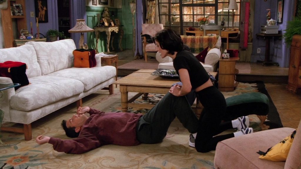 Nike Women's Sneakers Worn by Courteney Cox (Monica Geller) in Friends Season 2 Episode 7 “The One Where Ross Finds Out” (1995) (Image 1)