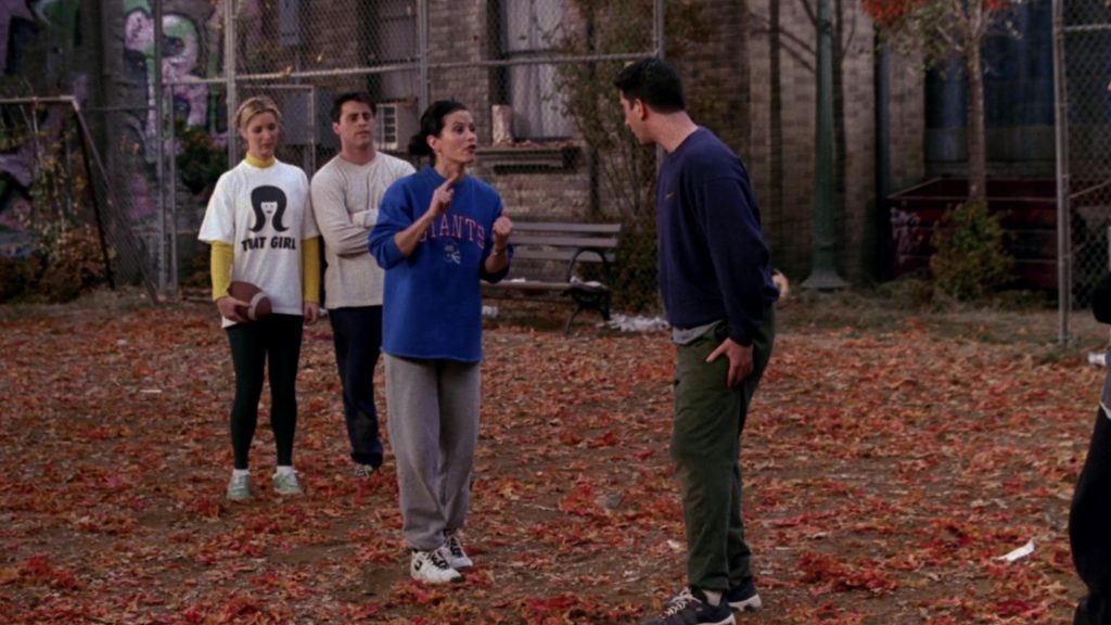 Nike Women's Sneakers Worn by Courteney Cox (Monica Geller) in Friends Season 3 Episode 9 “The One with the Football” (1996) (Image 1)