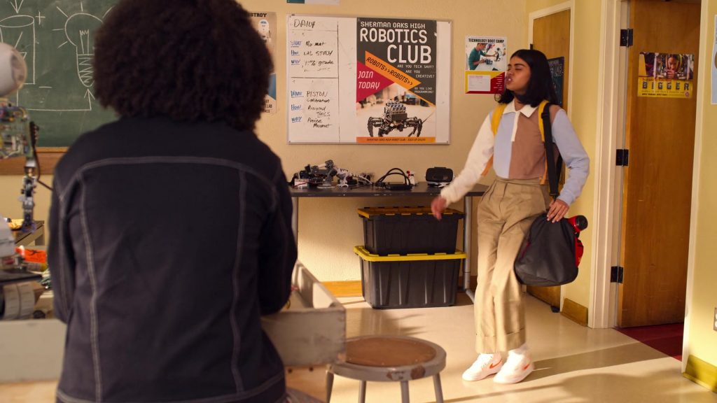 Nike Women's Sneakers Worn by Megan Suri as Aneesa Qureshi in Never Have I Ever S03E03 “…had a valentine” (2022) (Image 1)