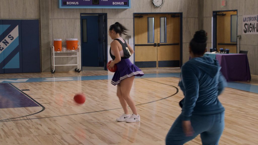Nike Women's Sneakers in Big Shot S02E05 “Field Day” (2022) (Image 2)