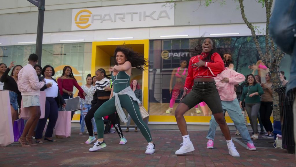 Nike Women's Sneakers in Step Up - High Water S03E02 “Ain't Gon' Let Up” (2022) (Image 2)