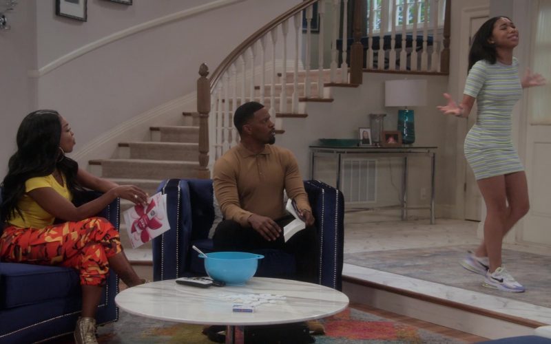 Nike Women's Sneakers of Kyla-Drew as Sasha in Dad Stop Embarrassing Me! S01E07 “#RichDadWokeDad” (2021) (Image 1)