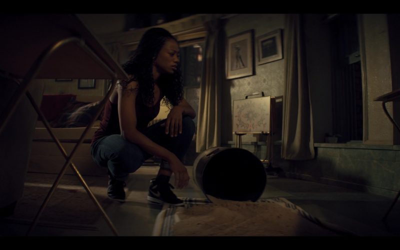 Nike Women's Sneakers of Kylie Jefferson as Neveah Stroyer in Tiny Pretty Things S01E02 “Range of Motion” (2020) (Image 1)