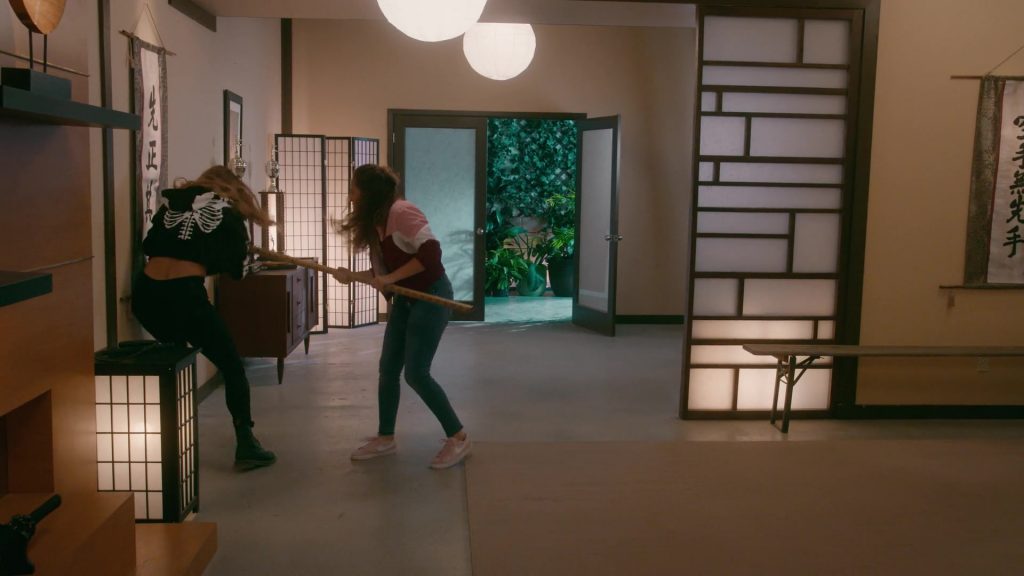 Nike Women's Sneakers of Mary Mouser as Samantha LaRusso in Cobra Kai S03E10 “December 19” (2021) (Image 1)