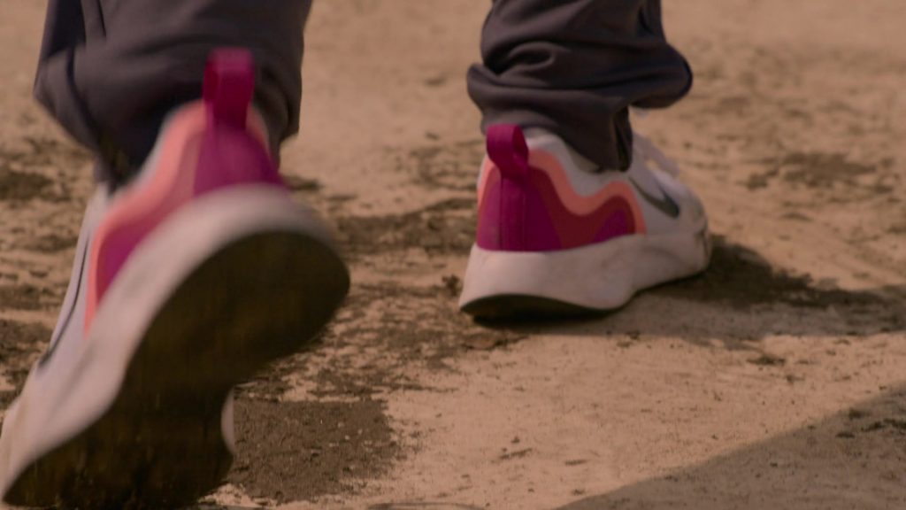 Nike Women's Sneakers of Mary Mouser as Samantha LaRusso in Cobra Kai S04E03 “Then Learn Fly” (2021) (Image 1)