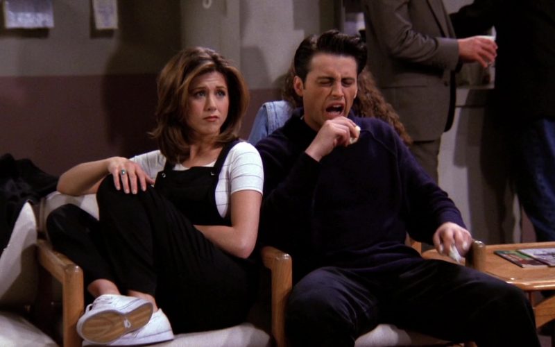 Nike Women's White Shoes Worn by Jennifer Aniston (Rachel Green) in Friends Season 1 Episode 23 “The One With the Birth” (1995) (Image 1)