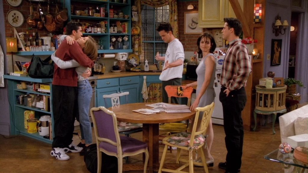 Nike Zoom Flight 95 Sneakers Worn by David Schwimmer (Ross Geller) in Friends Season 2 Episode 21 “The One With the Bullies” (1996) (Image 1)