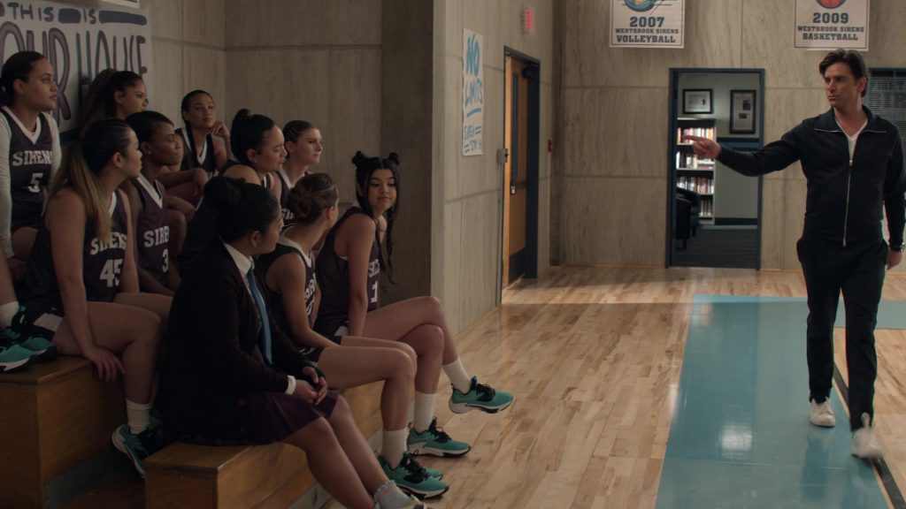 Nike Zoom Freak 3 Basketball Trainers in Big Shot S02E09 “Parent Trap” (2022) (Image 1)