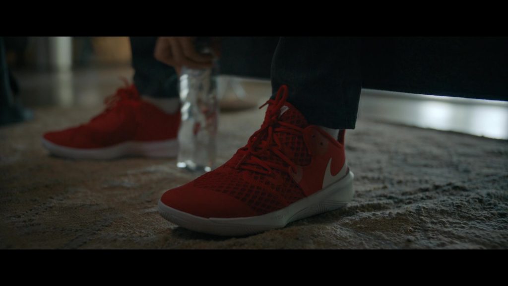 Nike Zoom HyperSpeed Court Red Sneakers of Joseph Gordon-Levitt as Travis Kalanick in Super Pumped - The Battle for Uber S01E03 “War” (2022) (Image 2)
