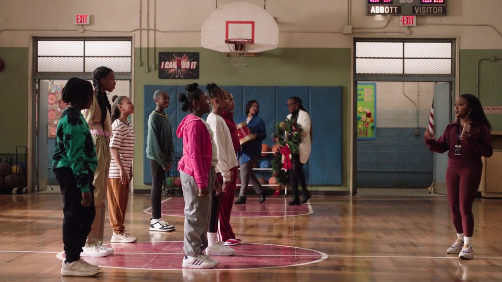 Nike and Adidas Shoes in Abbott Elementary S04E07 “Winter Show” (2024) (Image 4)