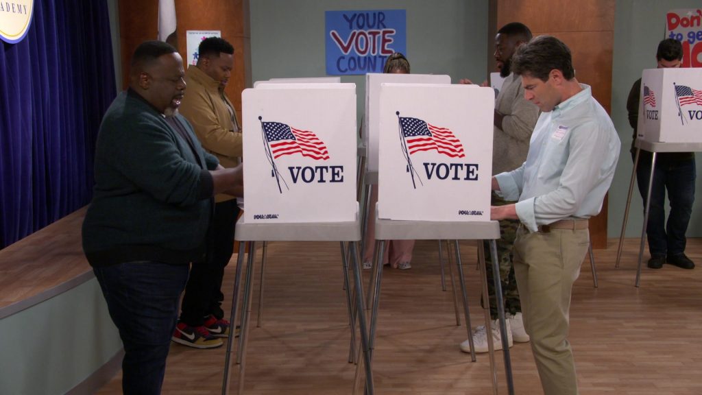 Nike and Adidas Shoes in The Neighborhood S07E03 “Welcome to the Vote” (2024) (Image 2)