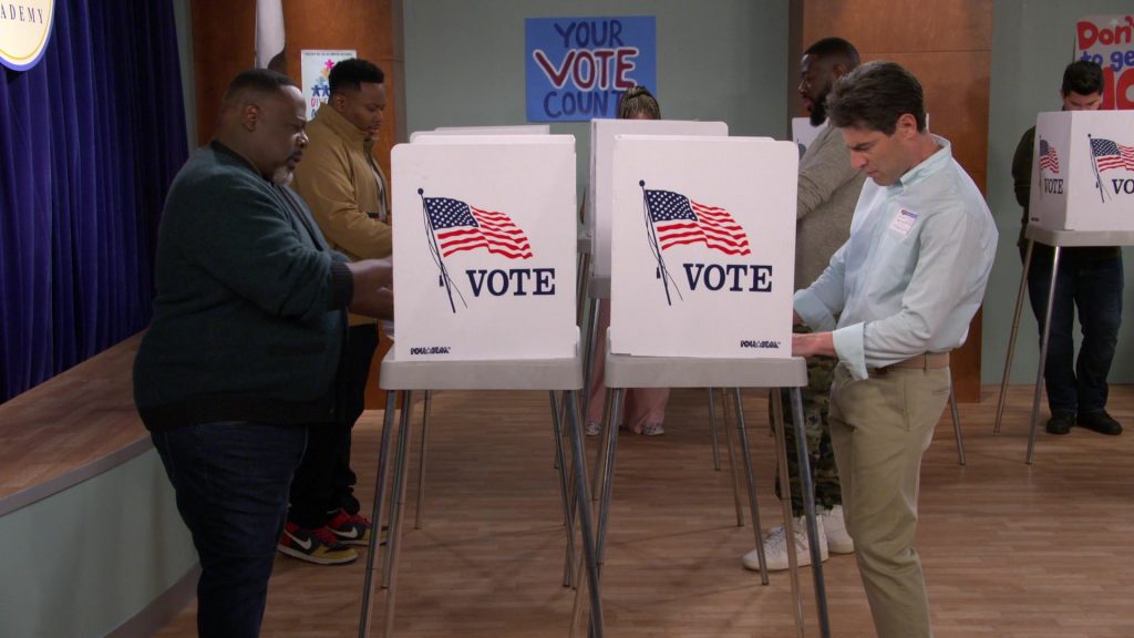 Nike and Adidas Shoes in The Neighborhood S07E03 “Welcome to the Vote” (2024) (Image 3)