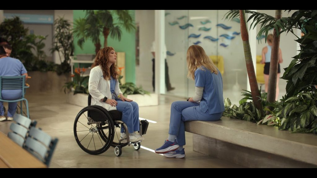 Nike and Hoka Shoes in Pulse S01E09 “The Last Shift” (2025) (Image 2)
